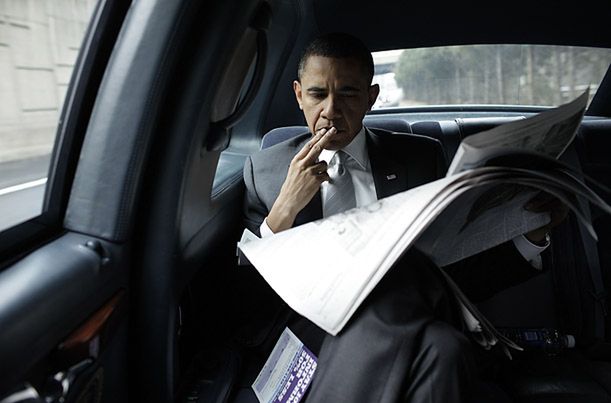 Fot. Callie Shell, President Obama: One Year in Office "Myślę, że odwaliliśmy kawał roboty w tym mieście, nie będąc przez nie całkowicie pożartym" - Barack Obama dla magazynu "Time".