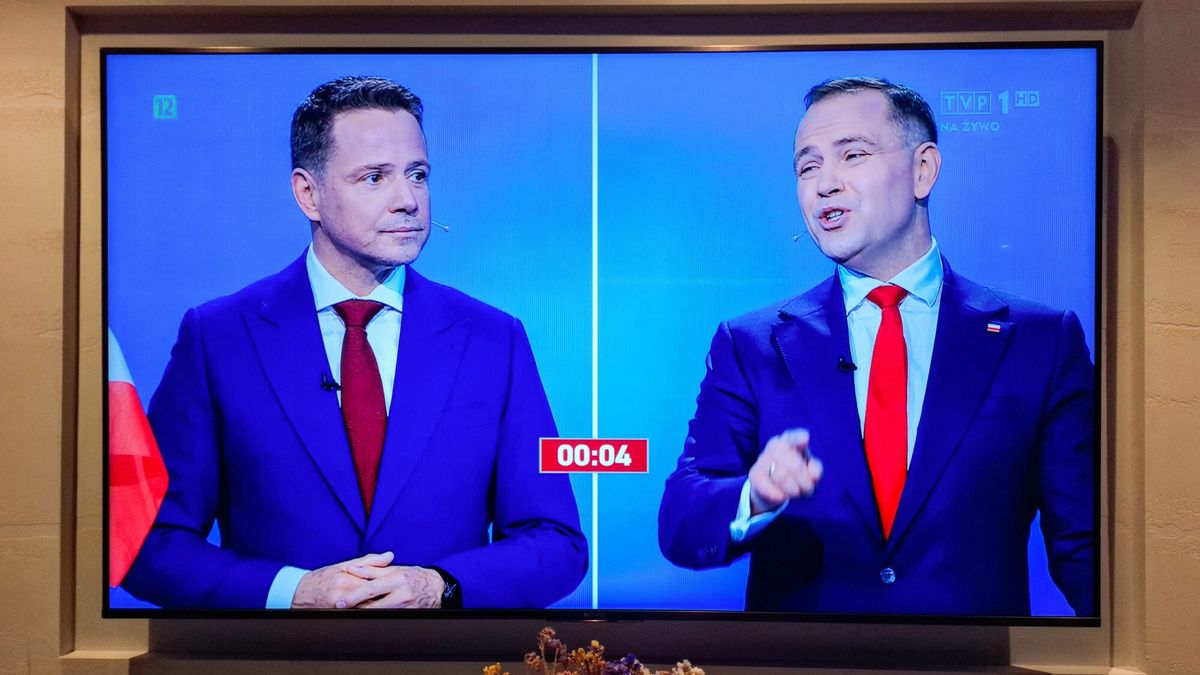 Debata prezydencka przez II tur?
23.05.2025 Lodz. Debata prezydencka przed druga tura wyborow. N/z Rafal Trzaskowski i Karol Nawrocki. Fot. Piotr Kamionka/REPORTER
PIOTR KAMIONKA/REPORTER