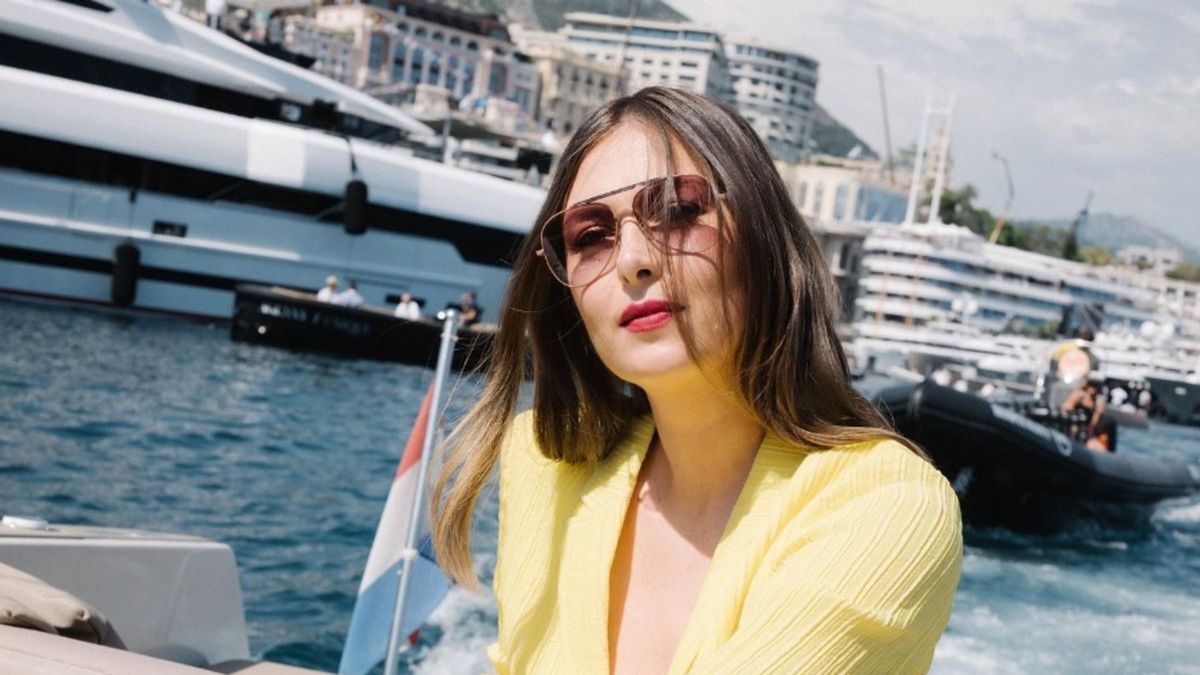 Maria Szarapowa na jachcie w księstwie Monako