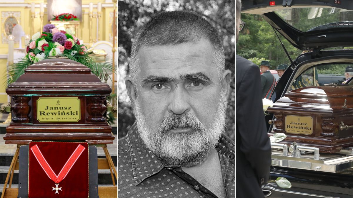 Pogrzeb Janusza Rewińskiego. Wzruszający gest rodziny