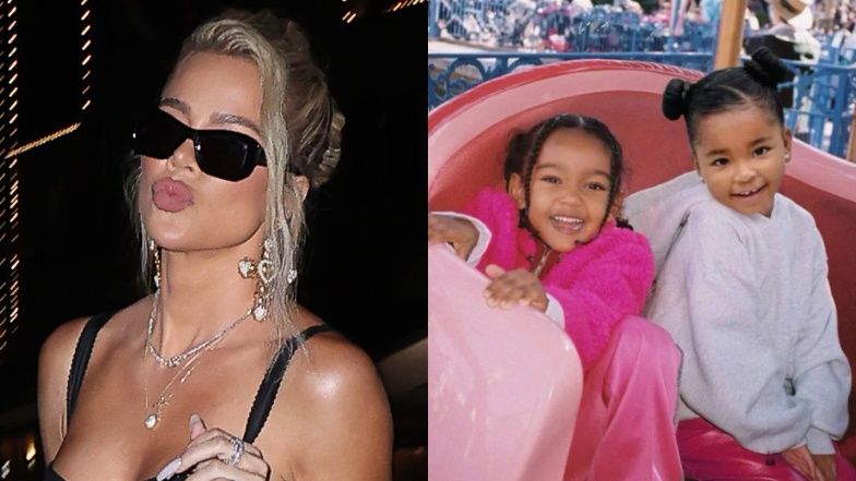 Khloe i Kim Kardashian dokleiły do zdjęcia małą True