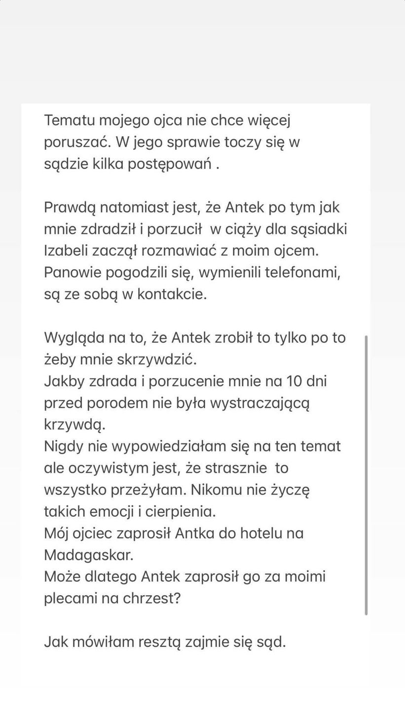 Joanna Opozda uderza w Królikowskich i kochankę Antka