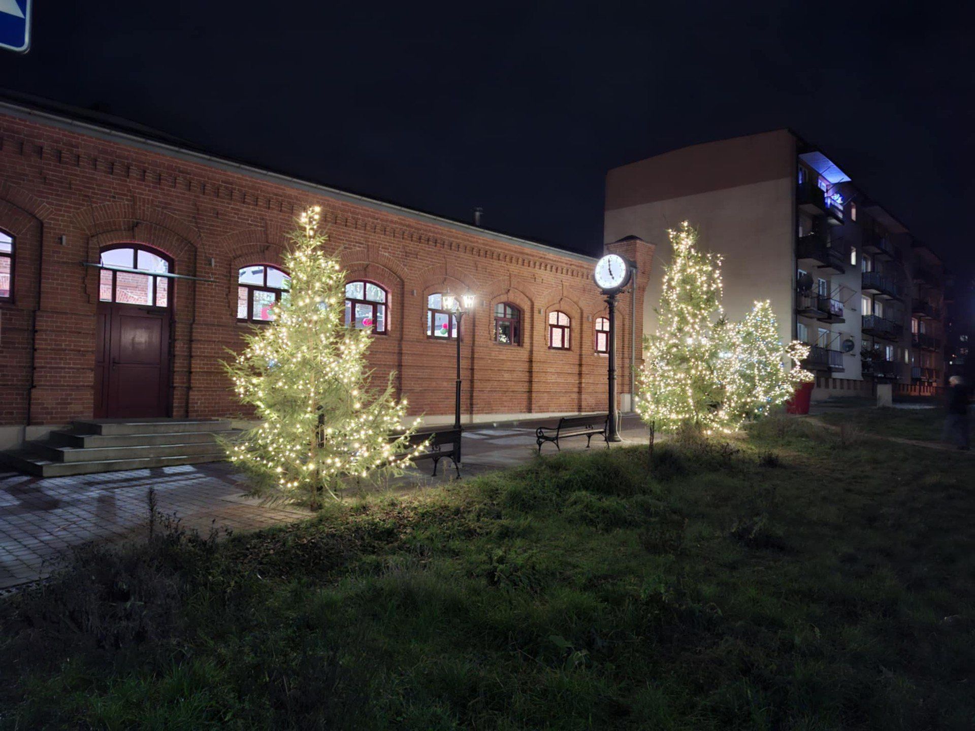 Iluminacje świąteczne w Ostrowi Mazowieckiej w 2024 roku