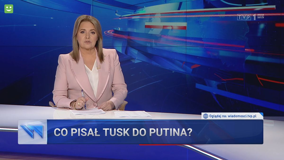 Wiadomości informują o liście Tuska do Putina