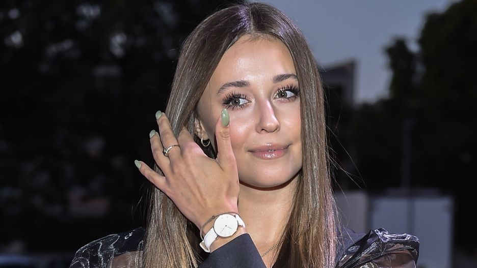 Izabella Krzan przyszła do "PnŚ" w pikowanej kurtce