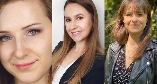 Paulina Pytel, Dominika Kościółek i Anna Kawecka w agencji Kamikaze
