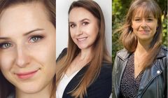Paulina Pytel, Dominika Kościółek i Anna Kawecka w agencji Kamikaze