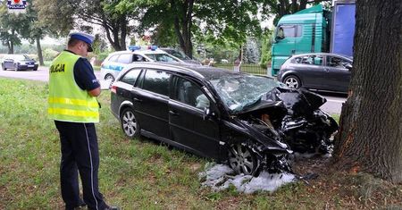 Wypadek na trasie Lublin – Kraśnik. Interweniował śmigłowiec LPR