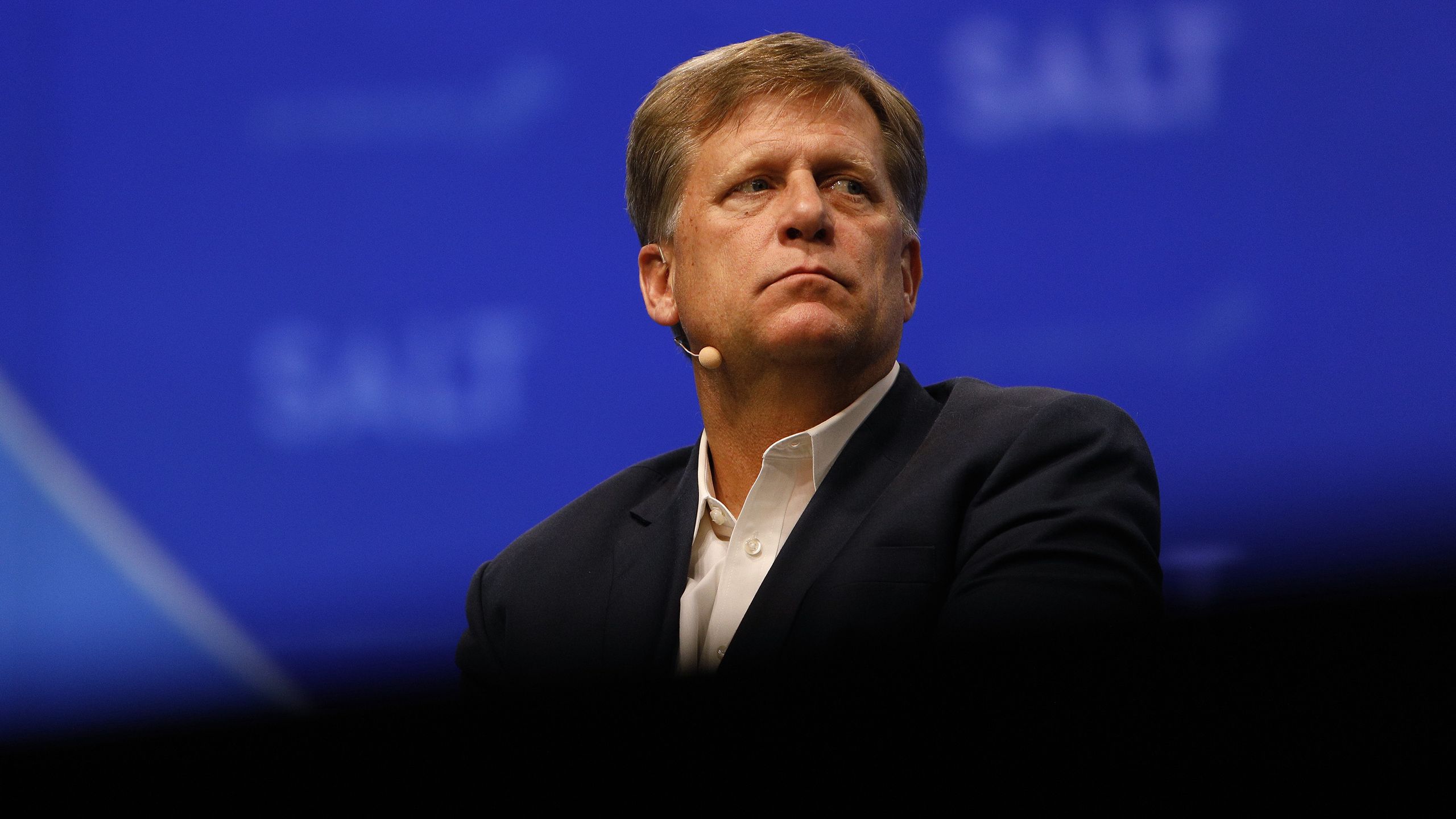 Key Speakers At The 2019 SALT ConferenceMichael McFaul, former U.S. Ambassador to Russia, listens during the Skybridge Alternatives (SALT) conference in Las Vegas, Nevada, U.S., on Thursday, May 9, 2019. SALT brings together investors, policy experts, politicians and business leaders to network and share ideas to unlock growth opportunities in finance, economics, entrepreneurship, public policy, technology and philanthropy. Photographer: Joe Buglewicz/Bloomberg via Getty ImagesBloombergUSA, Americas, Finance, U.S.A., US, Financial, Business Finance and Industry, Politics, Las Vegas