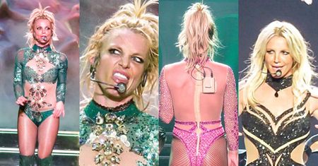 Odchudzona Britney Spears na koncercie w Las Vegas (ZDJĘCIA)