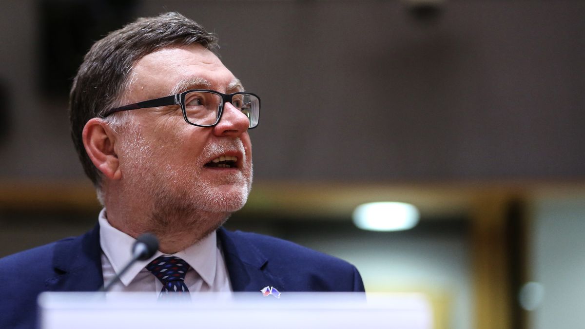 Zbynek Stanjura, Czech Republic's finance minister, during an European Union (EU) Economic and Financial Affairs Council (ECOFIN) at the European Council headquarters in Brussels, Belgium, on Tuesday, July 12, 2022. Second sentence. Photographer: Valeria Mongelli/Bloomberg via Getty Images