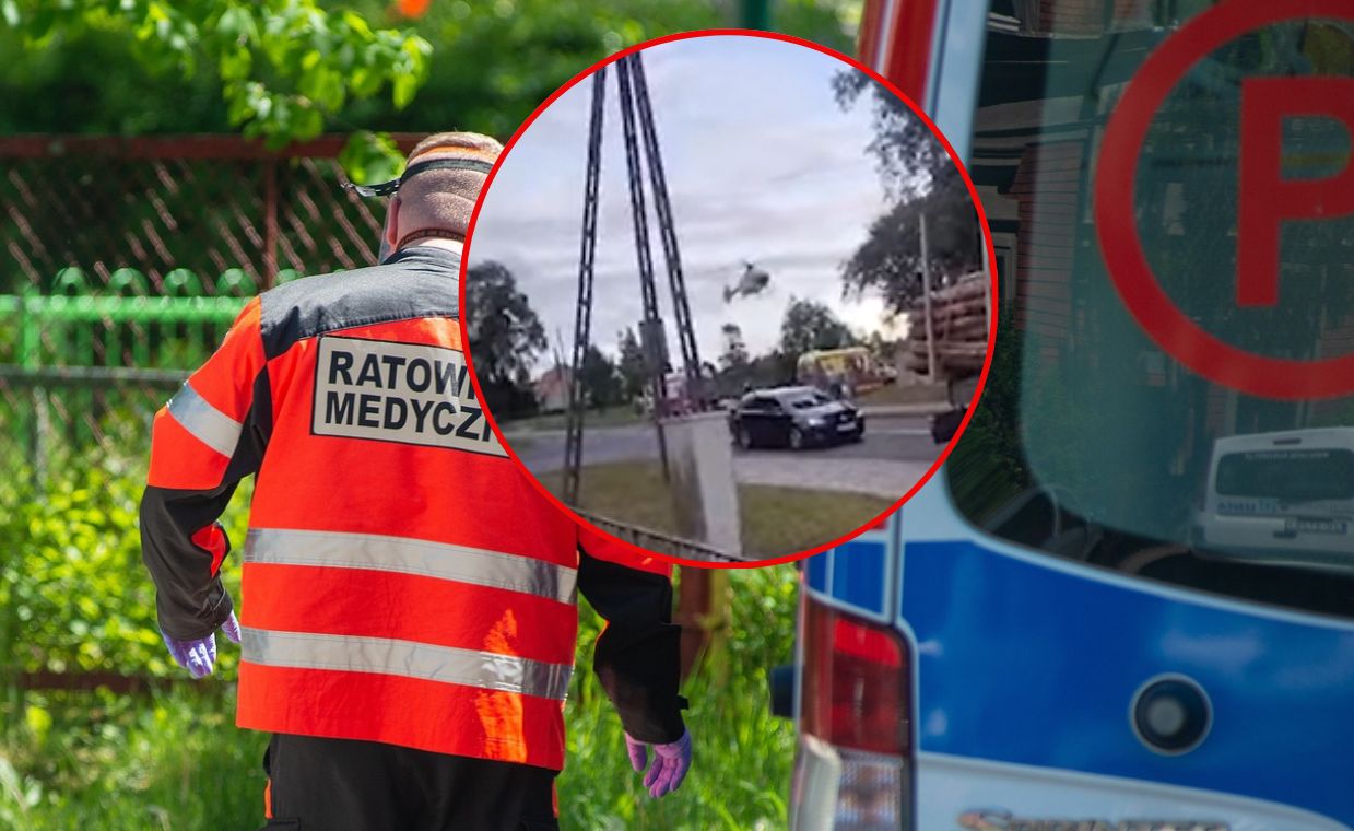 Sześciolatek wjechał pod ciężarówkę. Akcja służb w Chojnie