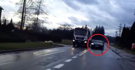 Wyprzedzał jak wariata. Nagranie z Gliwic trafiło do policji