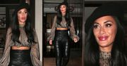 Monstrualne wargi Nicole Scherzinger wychodzą z londyńskiej restauracji