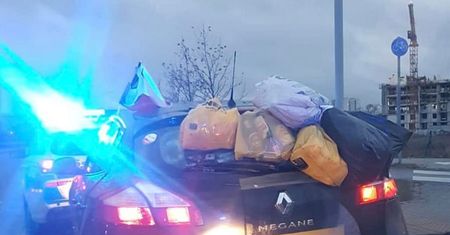 Słynny poznański "Gargamel" z renault zatrzymany. Trafił do szpitala