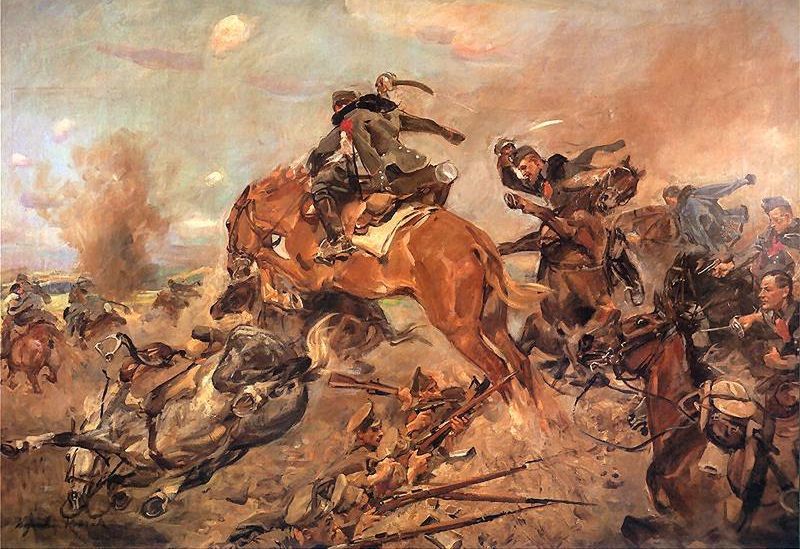 Wojciech Kossak: Szarża pod Rokitną (1934)