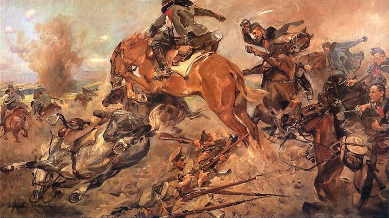 Wojciech Kossak: Szarża pod Rokitną (1934)