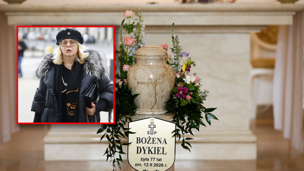 Pogrzeb Bożeny Dykiel. Joanna Kurowska na uroczystościach