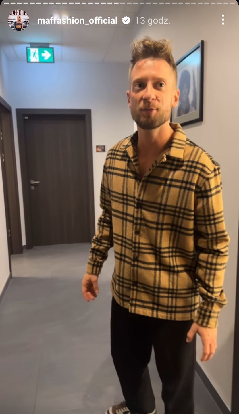 Michał Danilczuk  za kulisami "TzG"