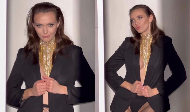 Marcela Leszczak pozuje topless 