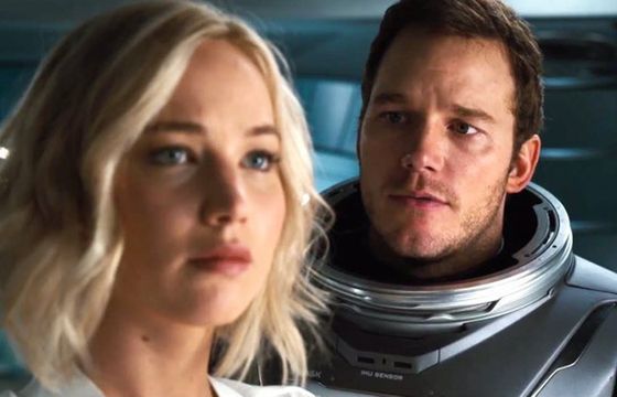 Jennifer Lawrence i Chris Pratt w filmie "Pasażerowie"