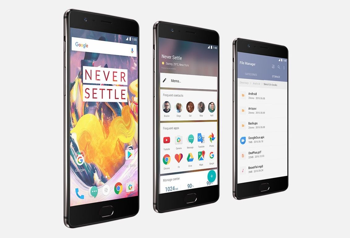 OnePlus 3T z OxygenOS