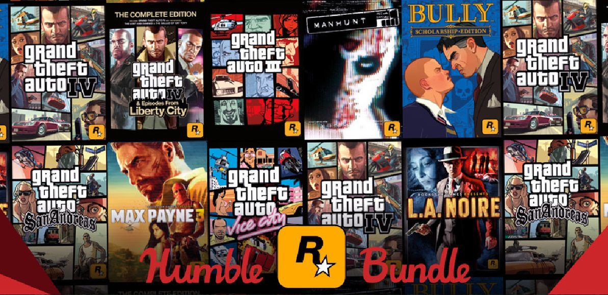 Seria GTA, Max Payne i inne hity ze studia Rockstar w charytatywnej Humble Bundle