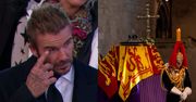 David Beckham POWSTRZYMUJE ŁZY, oddając cześć królowej Elżbiecie II w Westminster Hall (ZDJĘCIA)