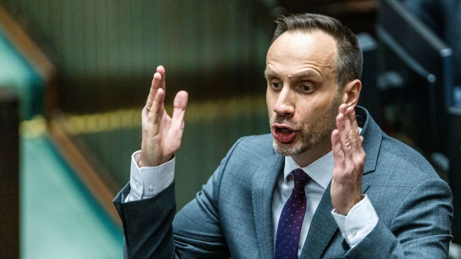 45. posiedzenie Sejmu IX kadencji17.12.2021 Warszawa Sejm 45. posiedzenie Sejmu IX kadencji  Fot. Andrzej Iwanczuk/REPORTER
n/z: Janusz KowalskiAndrzej Iwanczuk/REPORTER