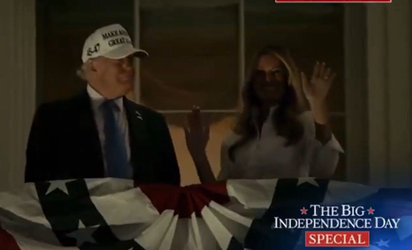 Donald Trump i Melania Trump świętują Dzień Niepodległości 
