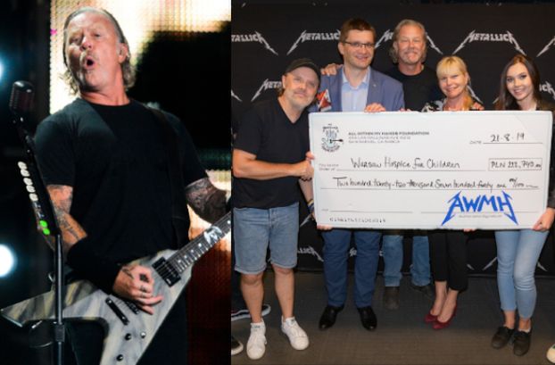 Metallica przekazała 200 tysięcy złotych na hospicjum dla dzieci!