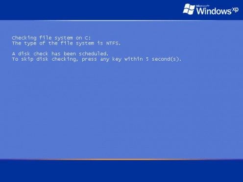 Jak wyłączyć sprawdzanie dysku przy uruchamianiu Windows XP?