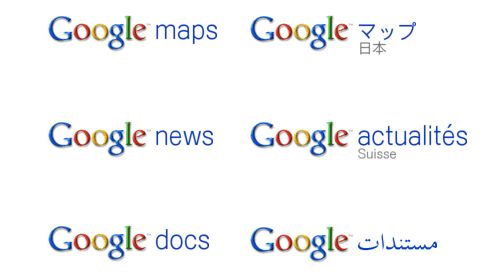 Nowe loga produktów Google 1