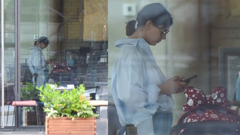 Klaudia Halejcio z córką