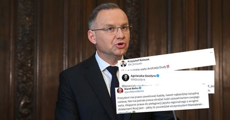 "Antypolskie", "obrzydliwe". Lawina komentarzy po prezydenckim wecie