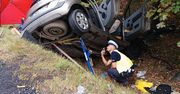 Wągrowiec-Rogoźno: Renault zderzyło się z ciężarówką, kierowca zginął na miejscu