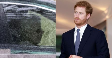 Elżbieta II odwiedziła Harry'ego?! Kierowała samochodem jadącym do posiadłości, w której zamieszkał (FOTO)