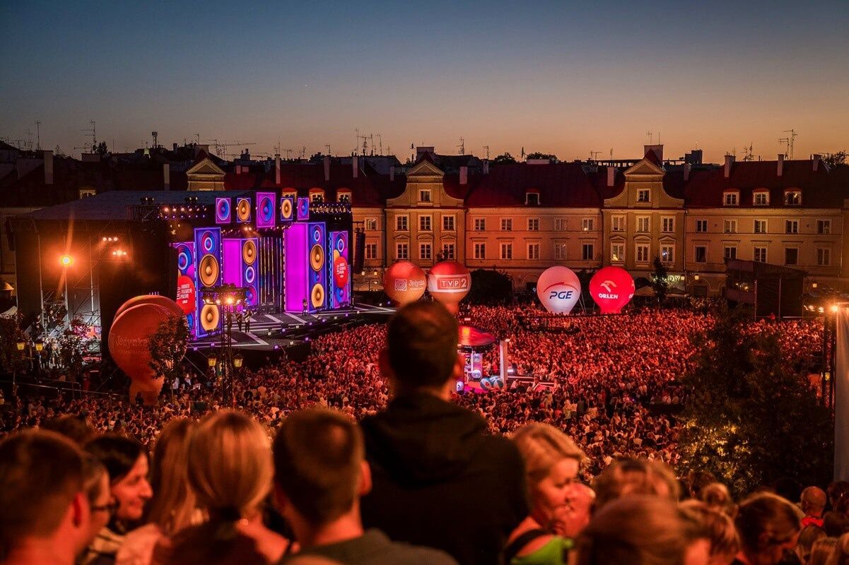 Tłumy na koncercie Lato z Radiem i Telewizją Polską w Lublinie