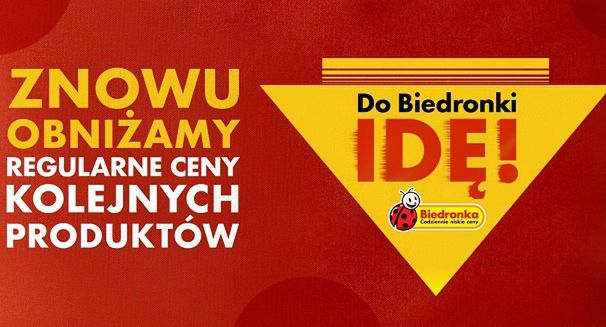 Biedronka po raz kolejny obniża ceny regularne kilkudziesięciu produktów