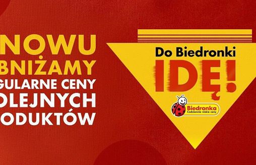 Biedronka po raz kolejny obniża ceny regularne kilkudziesięciu produktów