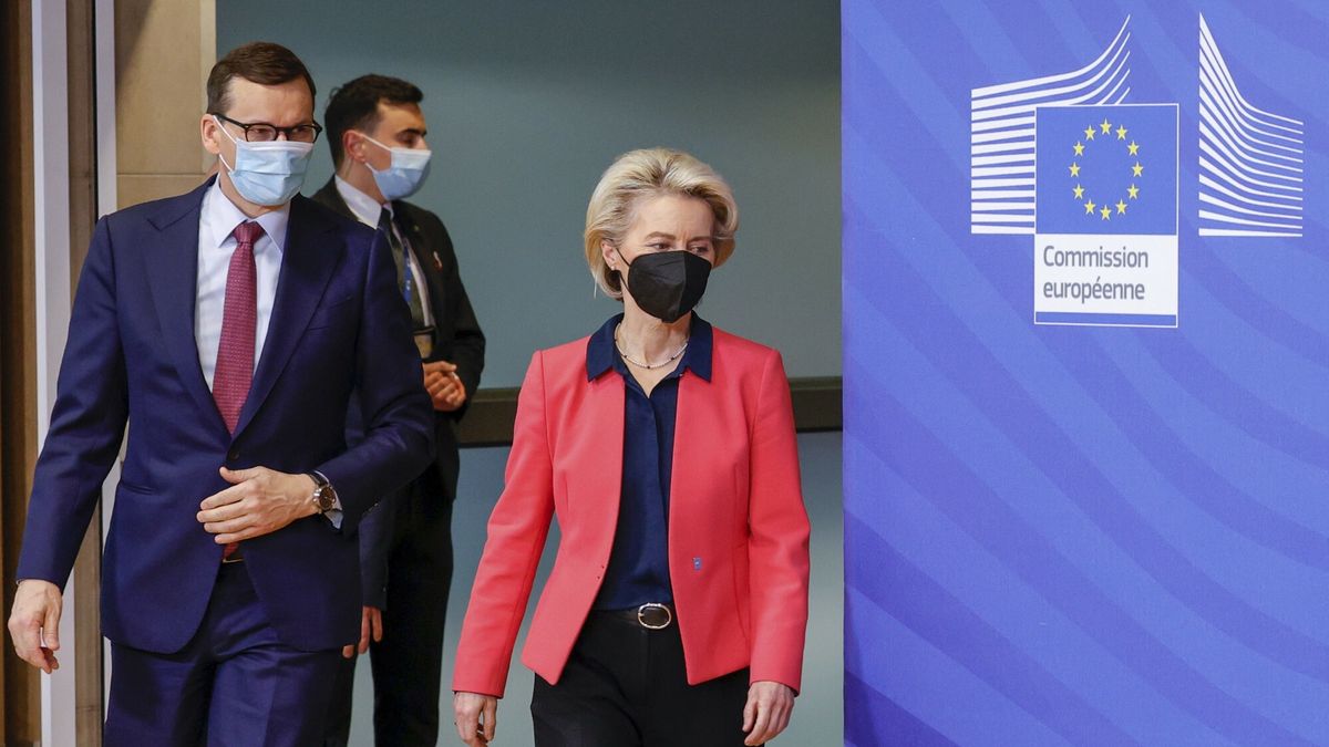 Premier Mateusz Morawiecki i szefowa KE Ursula von der Leyen 