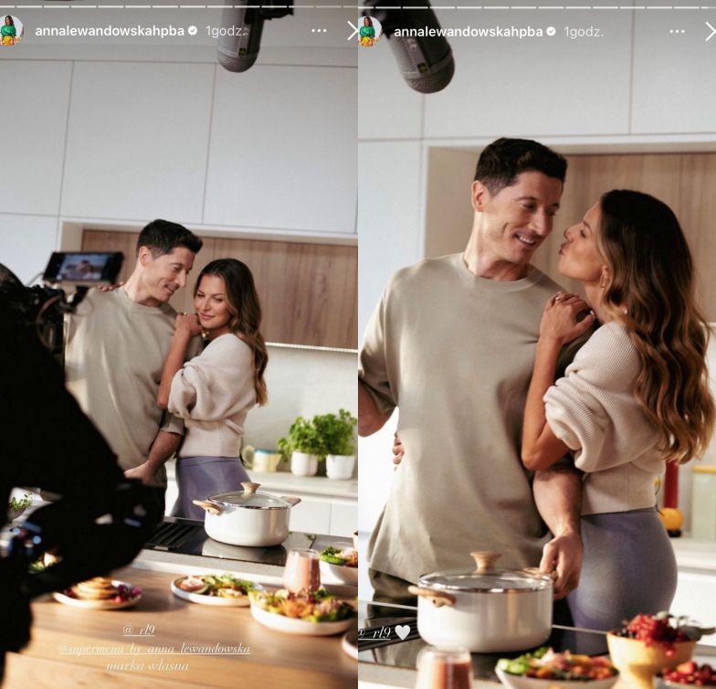 Anna i Robert Lewandowscy promują wspólne menu