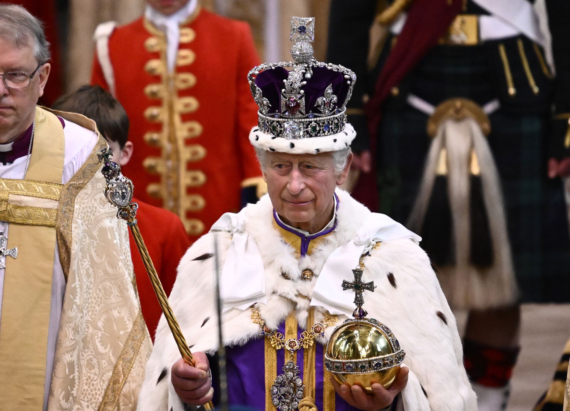 Karol III tuż po koronacji 