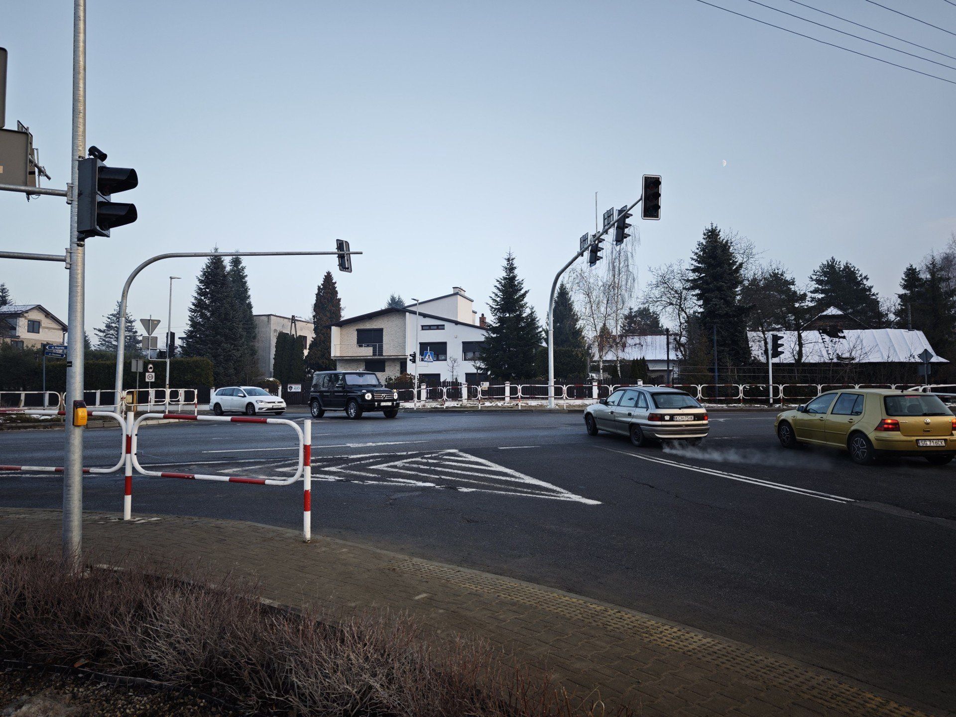 Sygnalizacja świetlna przy ul. Pogorskiej w Chrzanowie