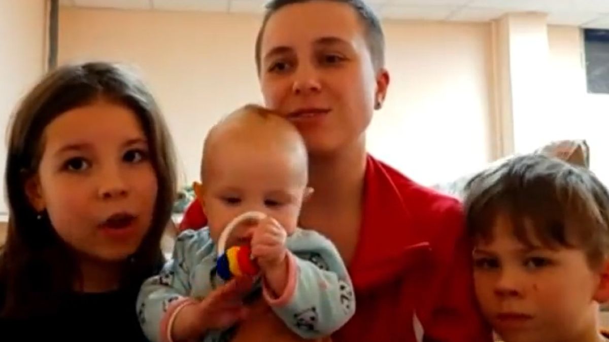 Dzieci mieszkanki Kijowa skradły całe show podczas wywiadu w CNN 