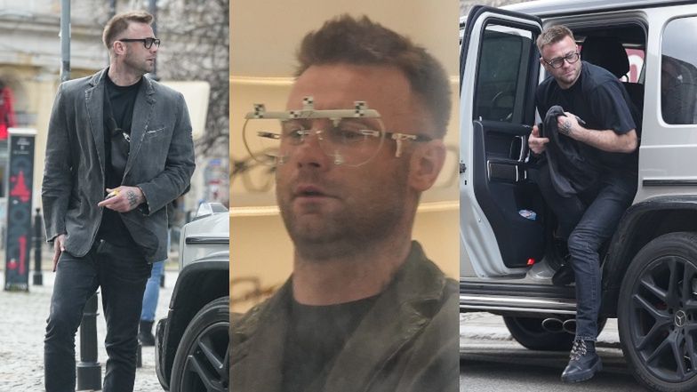 Artur Boruc na zakupach w salonie optycznym 