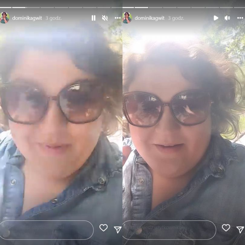 Dominika Gwit dziękuje za gratulacje i opowiada o walce o macierzyństwo