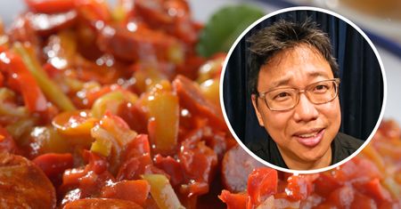 Koreańczyk pierwszy raz w życiu jadł leczo. Wziął "łychę" i od razu to poczuł