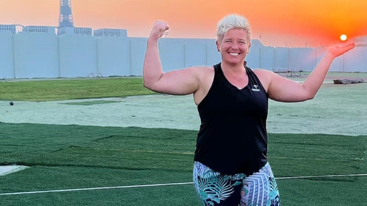 Anita Włodarczyk na zgrupowaniu