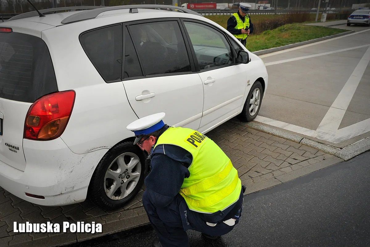 Mandat nawet 3000 zł. Policjant tylko spojrzy na koło